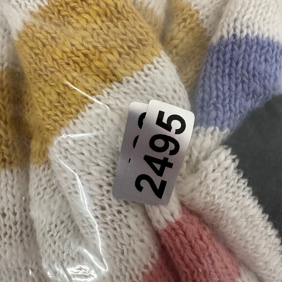 Talbots Sweater Womens 2X Striped Multicolor Knit Pull Over Light Weight Rainbow - Picture 13 of 13